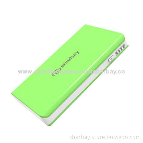 6,000mAh power supplier for mobile phones, with dual USB ports, 5V/2.1A, FCC, CE and RoHS marksNew
